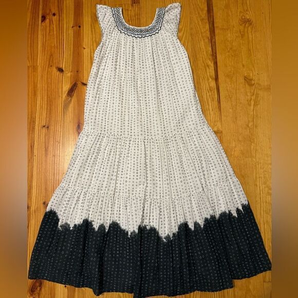 Apiece Apart Aborsano Smock Neck Tiered Maxi Dress Women’s SIZE SMALL - Picture 14 of 14